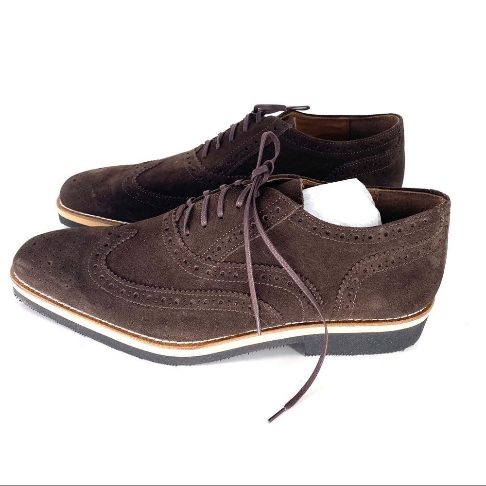 Girotti LIGHTWEIGHT MEN`S Suede SHOES 10583 size10